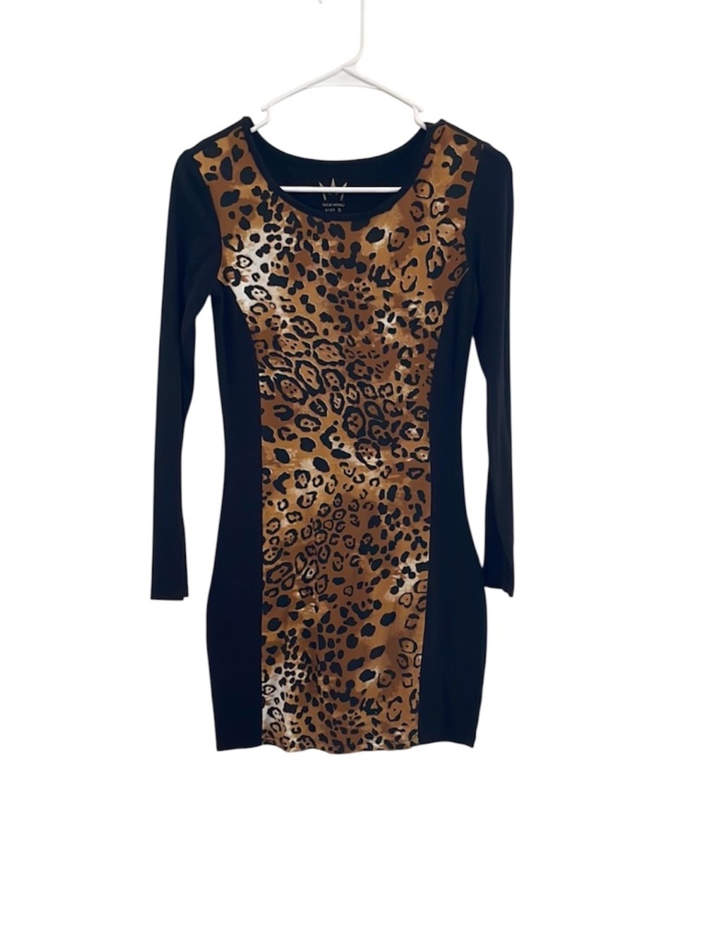 NICKI MINAJ - NWOT Leopard Print Long Sleeve Dress